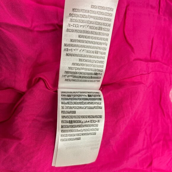 $450 NWT Farm Rio Pink Sequins Anthurium Flowers Slip Maxi Dress Size L - Picture 12 of 15